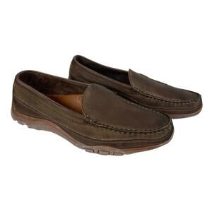 Allen Edmonds Boulder Slip On Loafers Brown Leather Men’s 9.5 D Business Casual